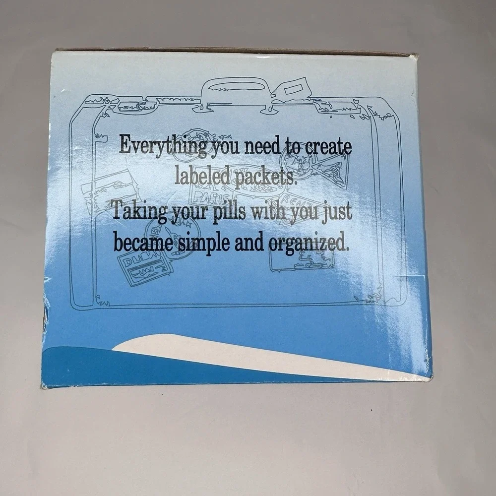 PillSuite Pill Organizer System Heat Sealer Travel Medication Kit Bags